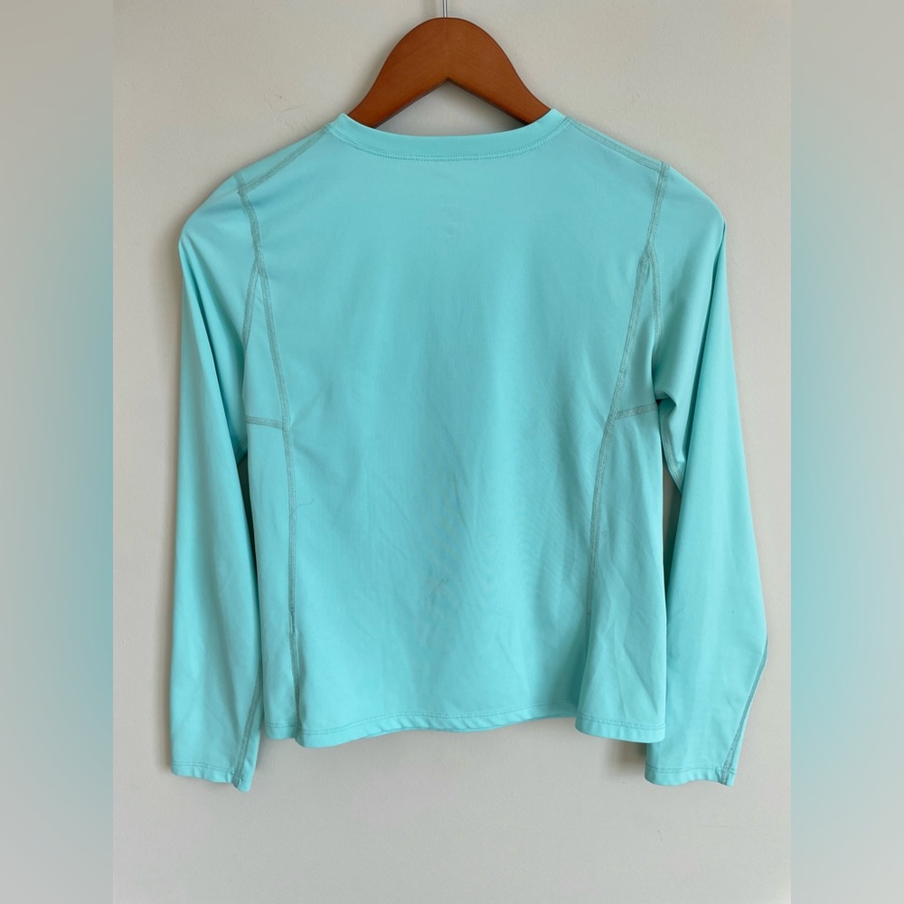 Arc’teryx Women’s Sz Small Long Sleeve Base Layer Shirt Teal Stain Outdoor - Picture 5 of 10